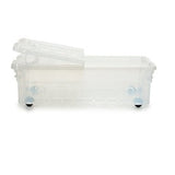 Storage Box with Wheels 7425/1 7425/1 30 L 40 x 18 x 59,5 cm (14 Units)-1