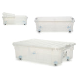 Storage Box with Wheels 7425/1 7425/1 30 L 40 x 18 x 59,5 cm (14 Units)-3