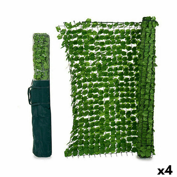 Garden Fence Sheets 1,5 x 3 m Light Green Plastic (4 Units)-0