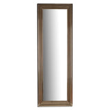 Wall mirror Stripes Golden Wood Glass 53 x 154,3 x 3 cm (2 Units)-1