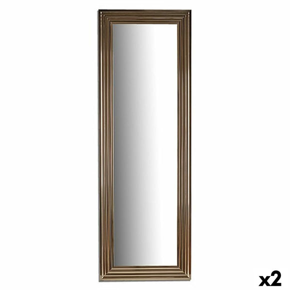 Wall mirror 77503 Golden Stripes 53 x 154,3 x 3 cm Rectangular (2 Units)-0