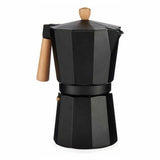 Italian Coffee Pot Wood Aluminium 650 ml (12 Units)-1