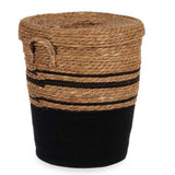 Basket Gift Decor YY21620J03S3 YY21620J03S3 Brown Black Marine algae (4 Units)-2