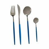 Cutlery Set Blue Silver Stainless steel (12 Units)-1