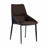 Armchair Braiding Blue Brown Steel 50 x 87 x 61 cm (2 Units)-1