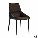 Armchair Braiding Blue Brown Steel 50 x 87 x 61 cm (2 Units)-0