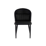 Armchair Circular Black Steel 51 x 83,5 x 54 cm (2 Units)-2