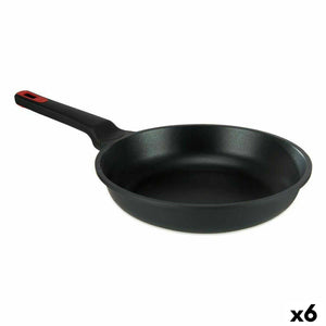 Pan Ø 26 cm Black Aluminium (6 Units)-0