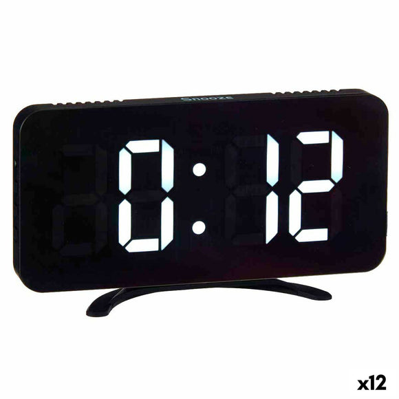 Table-top Digital Clock Gift Decor BSMXHX-8201-1 BSMXHX-8201-1 Black (12 Units)-0