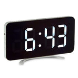 Table-top Digital Clock Gift Decor BSMXHX-8201-2 BSMXHX-8201-2 White (12 Units)-2