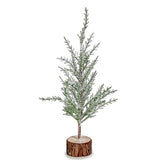 Christmas Tree Brown Green Wood Plastic 5,5 x 34 x 10,5 cm (48 Units)-1