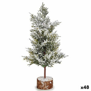 Christmas Tree Brown Green Wood Plastic 16 x 31 x 16 cm (48 Units)-0