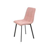 Chair Pink Cloth 45 x 89 x 53 cm Elegant (4 Units)-4