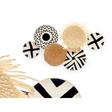 Wall Decoration Gift Decor 23SMB8404 23SMB8404 White Brown Black Metal 60 x 40 x 5 cm (6 Units)-1
