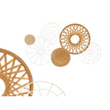 Wall Decoration Gift Decor 23SMB1746 23SMB1746 White Brown Metal 71,1 x 3,8 x 42,5 cm (4 Units)-1