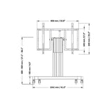 TV Mount Neomounts PLASMA-M2550TSILVER 42" 100" 150 kg-1