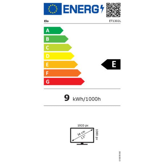 Monitor Elo Touch Systems E683595 Full HD 13,3