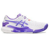 Running Shoes for Adults Asics Gel-Resolution 9 Clay White-0