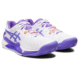 Running Shoes for Adults Asics Gel-Resolution 9 Clay White-3