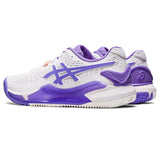 Running Shoes for Adults Asics Gel-Resolution 9 Clay White-2