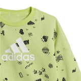 Sports Outfit for Baby Adidas Bluv Q3 Cset Light Green-6