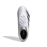 Childrens Football Boots Adidas Predator Accuracy.4 Fxg White-5