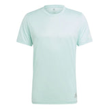 Men’s Short Sleeve T-Shirt Adidas Run It Aquamarine-0