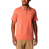 Men’s Short Sleeve Polo Shirt Columbia Nelson Point Coral-0