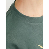 Child's Short Sleeve T-Shirt Jack & Jones Jorheavens Neck Olive-3