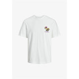 Child's Short Sleeve T-Shirt Jack & Jones tampa Back Beige-4