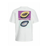 Child's Short Sleeve T-Shirt Jack & Jones tampa Back Beige-3