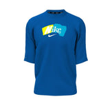 Child's Short Sleeve T-Shirt Nike Hydrogu Blue-2