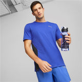 Men’s Short Sleeve T-Shirt Puma Run Favorite Ss Blue-3