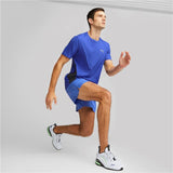 Men’s Short Sleeve T-Shirt Puma Run Favorite Ss Blue-2