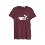 Child's Short Sleeve T-Shirt Puma Ess Logo G Brown-0