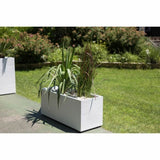 Planter EDA EDA Graphit White polypropylene Plastic 99,5 x 39 x 43 cm-1