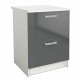 Kitchen furniture START Grey 60 x 60 x 85 cm-0