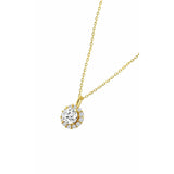 Ladies' Necklace Lotus HIN00104/43 Golden-0