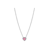 Ladies' Pendant Pandora 398425C02-45 Silver Pink-0