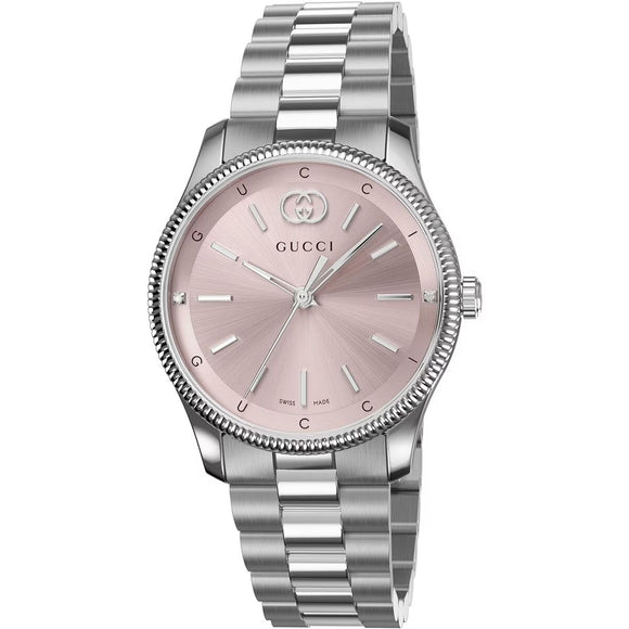 Ladies' Watch Gucci YA1265061 Silver-0