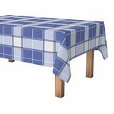 Tablecloth roll Exma Anti-stain Blue Squared Classic 140 cm x 25 m-0