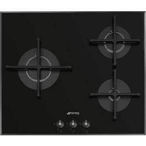 Gas Hob Smeg PV163B3 60 cm Black-0