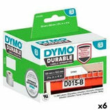 Printer Labels Dymo Durable White 102 x 59 mm Black (6 Units)-0