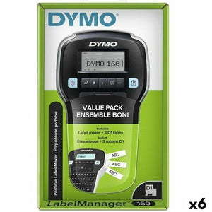 Electric Label Maker Dymo LM160 Black 1,2 mm 6 Units-0