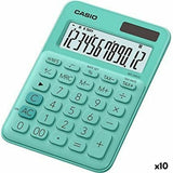 Calculator Casio MS-20UC Green 2,3 x 10,5 x 14,95 cm (10 Units)-0