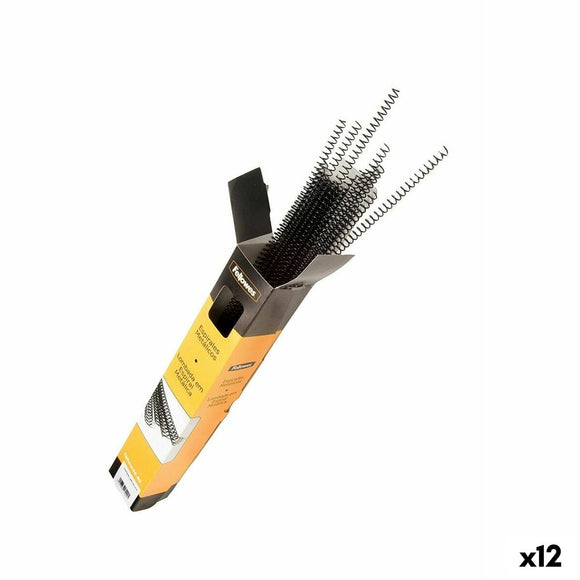 Spirals Fellowes 100 Pieces Binding Black Metal (Ø 10 mm) (12 Units)-0