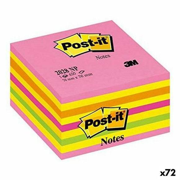 Sticky Notes Post-it Pink 76 x 76 mm (72 Units)-0