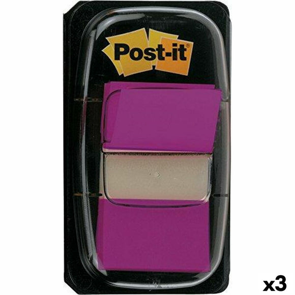 Sticky Notes Post-it Index 25 x 43 mm Violet (3 Units)-0