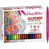 Set of Felt Tip Pens Alpino Dual Artist Multicolour (8 Units)-1