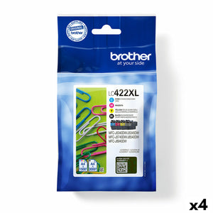 Original Ink Cartridge Brother LC422XL Black/Cyan/Magenta/Yellow (4 Units)-0